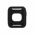 For Xiaomi Redmi Watch Pure Color Silicone Protective Case(Black) - 1