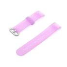 For Xiaomi Redmi Watch Translucent Silicone Watch Band(Purple) - 1