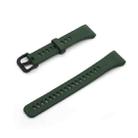 For Honor Band 6 Pure Color Silicone Watch Band(Dark Green) - 1