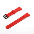For Honor Band 6 Pure Color Silicone Watch Band(Red) - 1