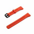 For Honor Band 6 Pure Color Silicone Watch Band(Watermelon Red) - 1