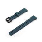 For Honor Band 6 Pure Color Silicone Watch Band(Rock Cyan) - 1