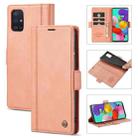For Samsung Galaxy A51 / M40s LC.IMEEKE Magnetic Buckle PU + TPU Horizontal Flip Leather Case with Holder & Card Slots & Wallet(Rose Gold) - 1
