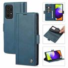 For Samsung Galaxy A52 5G / 4G LC.IMEEKE Magnetic Buckle PU + TPU Horizontal Flip Leather Case with Holder & Card Slots & Wallet(Blue) - 1
