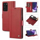 For Samsung Galaxy Note20 Ultra LC.IMEEKE Magnetic Buckle PU + TPU Horizontal Flip Leather Case with Holder & Card Slots & Wallet(Red) - 1