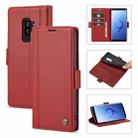 For Samsung Galaxy S9 LC.IMEEKE Magnetic Buckle PU + TPU Horizontal Flip Leather Case with Holder & Card Slots & Wallet(Red) - 1