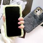 For iPhone 11 Pro Max Solid Color Plush Phone Protect Case(Black) - 3