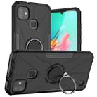 For Infinix Smart HD 2021 Armor Bear Shockproof PC + TPU Protective Case with Ring Holder(Black) - 1