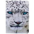 For iPad 10.2 / Pro 10.5 / Air  2019 3D Colored Drawing Horizontal Flip Leather Case with Holder & Card Slots & Wallet & Sleep / Wake-up Function(White Leopard) - 1