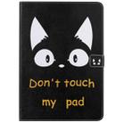 For iPad 10.2 / Pro 10.5 / Air  2019 3D Colored Drawing Horizontal Flip Leather Case with Holder & Card Slots & Wallet & Sleep / Wake-up Function(Cat Ears) - 1