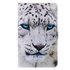 For Galaxy Tab A 8.0 (2019) T295/T290 3D Colored Drawing Horizontal Flip Leather Case with Holder & Card Slots & Wallet(White Leopard) - 1