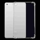 For Xiaomi MiPad 4 3mm Four-corner Shockproof Transparent TPU Case(Transparent) - 1