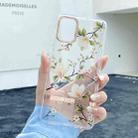 For Samsung Galaxy S20 Ultra High Translucent Electroplating Flower Pattern TPU + PC Shockproof Case(Magnolia) - 1