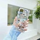 For Samsung Galaxy S20 FE High Translucent Electroplating Flower Pattern TPU + PC Shockproof Case(Ewha) - 1