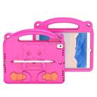 DUX DUCIS PANDA Series Shockproof EVA Protective Case with Handle & Holder & Pen Slot For iPad 9.7 (2018)&(2017)/Air 2/Air(Pink) - 1