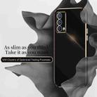 For OPPO A93 XINLI Straight 6D Plating Gold Edge TPU Shockproof Case(Black) - 5