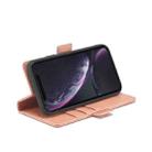 For iPhone XR LC.IMEEKE Magnetic Buckle PU + TPU Horizontal Flip Leather Case with Holder & Card Slots & Wallet(Rose Gold) - 5