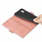For iPhone XR LC.IMEEKE Magnetic Buckle PU + TPU Horizontal Flip Leather Case with Holder & Card Slots & Wallet(Rose Gold) - 6