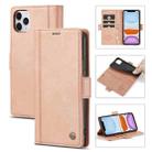 LC.IMEEKE Magnetic Buckle PU + TPU Horizontal Flip Leather Case with Holder & Card Slots & Wallet For iPhone 11(Rose Gold) - 1