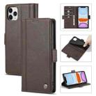 LC.IMEEKE Magnetic Buckle PU + TPU Horizontal Flip Leather Case with Holder & Card Slots & Wallet For iPhone 11 Pro Max(Coffee) - 1