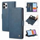 LC.IMEEKE Magnetic Buckle PU + TPU Horizontal Flip Leather Case with Holder & Card Slots & Wallet For iPhone 11 Pro Max(Blue) - 1