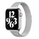 Milan Loopback Small Waist Watch Band For Apple Watch Series 9&8&7 41mm / SE 3&SE 2&6&SE&5&4 40mm / 3&2&1 38mm(Silver) - 1