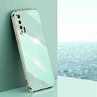 For Huawei nova 6 5G XINLI Straight Edge 6D Electroplate TPU Phone Case(Mint Green) - 1