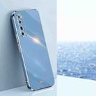 For Huawei nova 7 Pro 5G XINLI Straight Edge 6D Electroplate TPU Phone Case(Celestial Blue) - 1