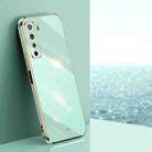 For Huawei nova 7 SE XINLI Straight Edge 6D Electroplate TPU Phone Case(Mint Green) - 1