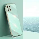 For Huawei nova 8 SE XINLI Straight 6D Plating Gold Edge TPU Shockproof Case(Mint Green) - 1