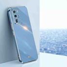 For Huawei P40 Pro XINLI Straight Edge 6D Electroplate TPU Phone Case(Celestial Blue) - 1