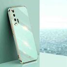 For Honor 20 Pro XINLI Straight 6D Plating Gold Edge TPU Shockproof Case(Mint Green) - 1