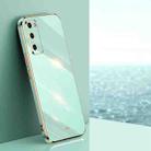 For Honor 30 Youth XINLI Straight 6D Plating Gold Edge TPU Shockproof Case(Mint Green) - 1