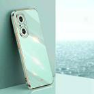 For Honor 50 SE XINLI Straight 6D Plating Gold Edge TPU Shockproof Case(Mint Green) - 1