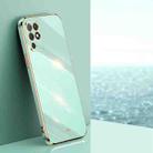 For Honor Play 5T Youth XINLI Straight Edge 6D Electroplate TPU Phone Case(Mint Green) - 1