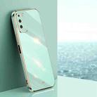 For Honor X10 5G XINLI Straight Edge 6D Electroplate TPU Phone Case(Mint Green) - 1