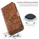 For Sony Xperia 5 III Sika Deer Embossing Pattern Horizontal Flip PU Leather Case with Holder & Card Slot & Wallet & Photo Frame(Brown) - 5