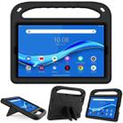 For Lenovo Tab M10 FHD Plus TB-X606F / TB-X606M Handle Portable EVA Shockproof Protective Case with Triangle Holder(Black) - 1