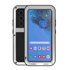 For Samsung Galaxy S21 Ultra 5G LOVE MEI Metal Shockproof Waterproof Dustproof Protective Case without Glass(Silver) - 1