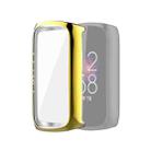 For Fitbit Luxe Full Coverage TPU Electroplating Protective Case Cover(Gold) - 1