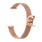 For Fitbit Luxe Clip-on Metal Watch Band(Rose Gold) - 1