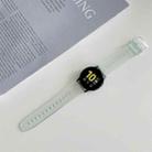For Samsung Galaxy Watch Active 2/Garmin Venu 20mm Universal Discoloration in Sun Silicone Watch Band(Green) - 1