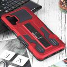 For Samsung Galaxy A32 5G Vanguard Warrior All Inclusive Double-color Shockproof TPU + PC Protective Case with Holder(Red) - 2