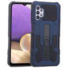For Samsung Galaxy A32 5G Vanguard Warrior All Inclusive Double-color Shockproof TPU + PC Protective Case with Holder(Cobalt Blue) - 1
