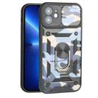 For iPhone 11 Pro Max Sliding Camera Cover Design Camouflage Series TPU+PC Protective Case (Baby Blue) - 1
