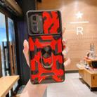 For Xiaomi Redmi K40 Pro Sliding Camera Cover Design Camouflage Series TPU+PC Protective Case(Red) - 1