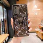 For Xiaomi Redmi K40 Pro Sliding Camera Cover Design Camouflage Series TPU+PC Protective Case(Black) - 1