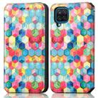 For Samsung Galaxy A12 Colorful Magnetic Horizontal Flip PU Leather Case with Holder & Card Slot & Wallet(Magic Space) - 1