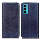 For Motorola Edge 20 Magnetic Crazy Horse Texture Horizontal Flip Leather Case with Holder & Card Slots & Wallet(Blue) - 1