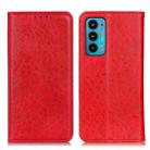 For Motorola Edge 20 Magnetic Crazy Horse Texture Horizontal Flip Leather Case with Holder & Card Slots & Wallet(Red) - 1